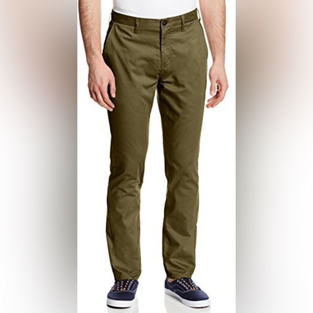 BNWT Hurley Nike Dri Fit Chinos Olive Green size 34 $70 - Picture 2 of 9